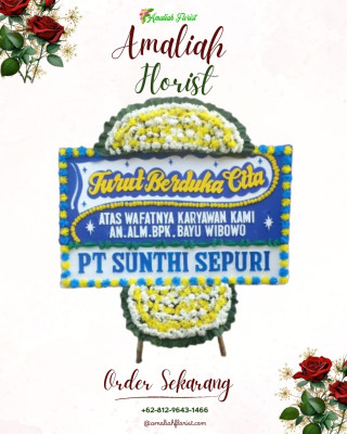 Papan Bunga Duka di Pecong